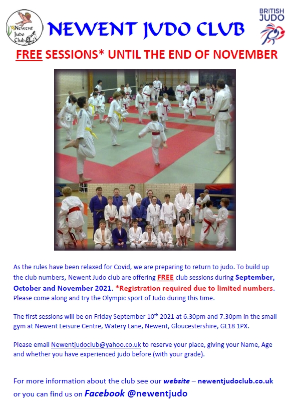 Back to Judo announcement