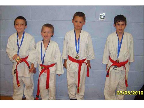 Picture of our younger medallists